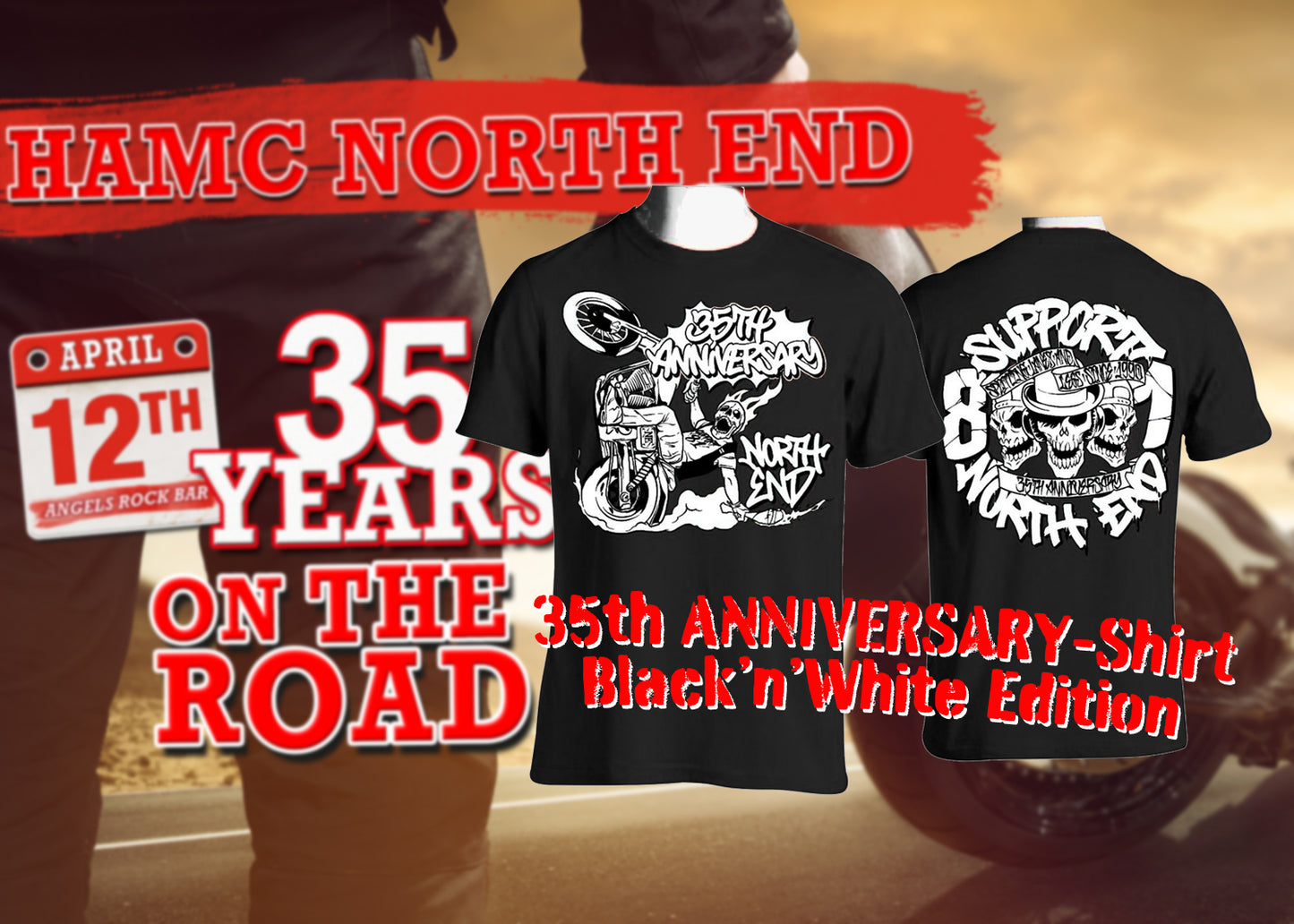 35th Anni-Shirt - Black & White Edition