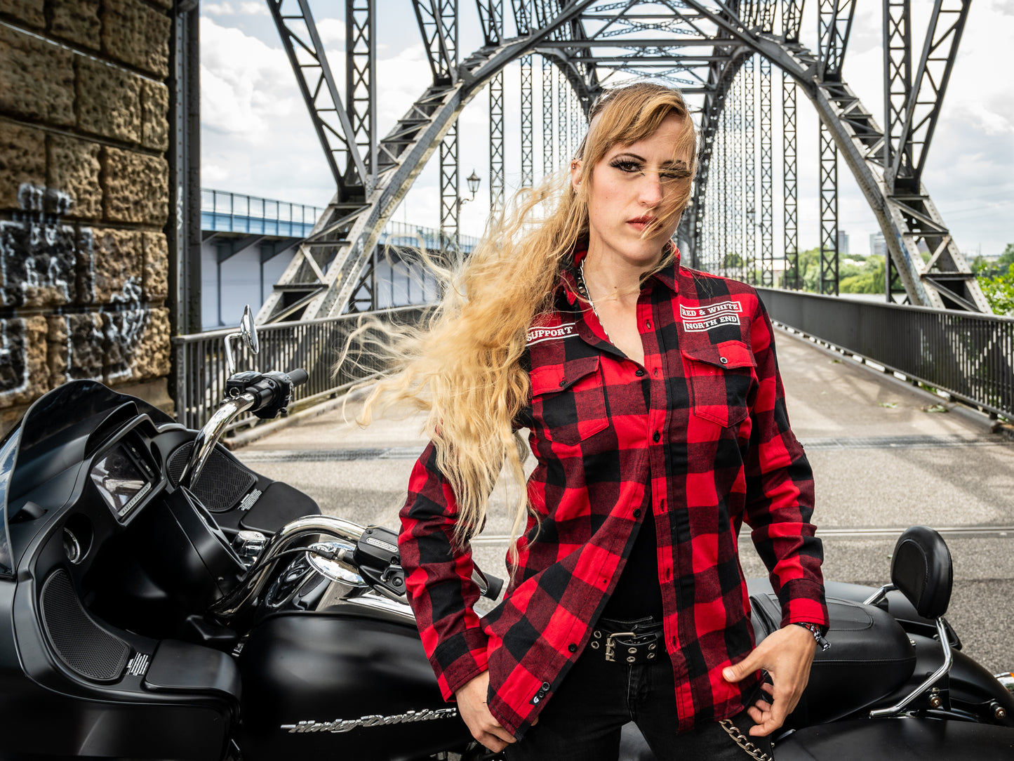 HOLZFÄLLERHEMD "SUPPORT 81 NORTH END" - UNISEX