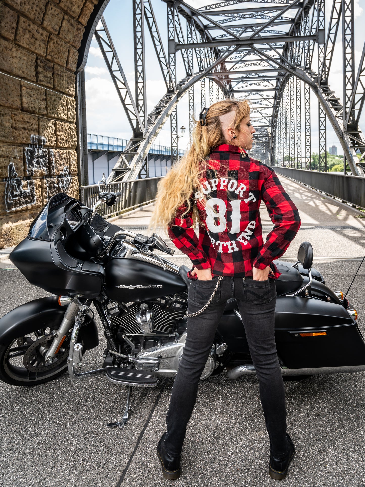 HOLZFÄLLERHEMD "SUPPORT 81 NORTH END" - UNISEX
