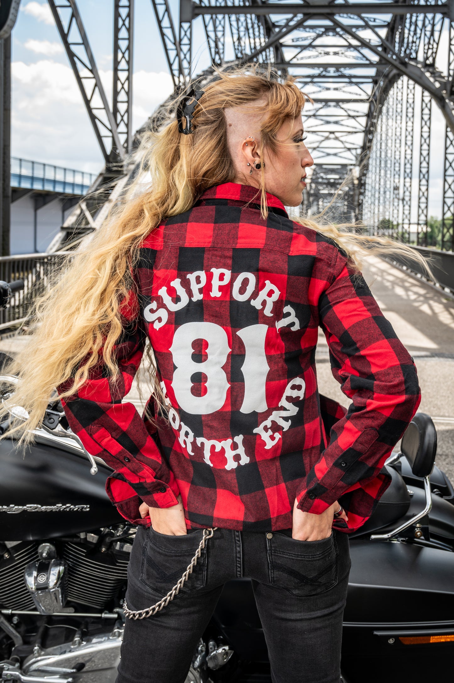 HOLZFÄLLERHEMD "SUPPORT 81 NORTH END" - UNISEX