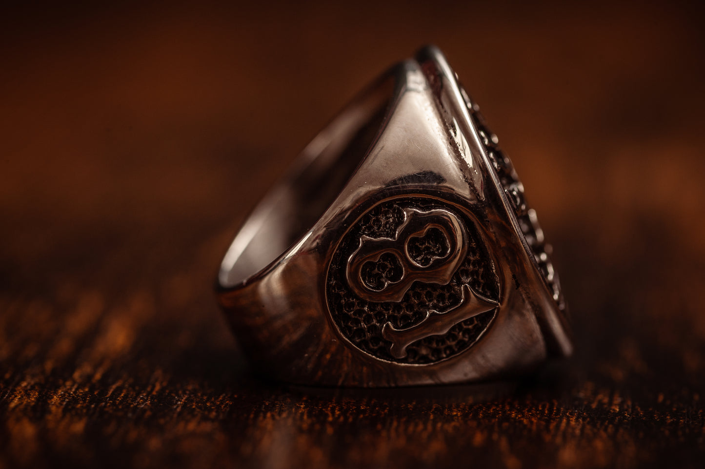 RING "SUPPORT 81 WORLD" - SILBER
