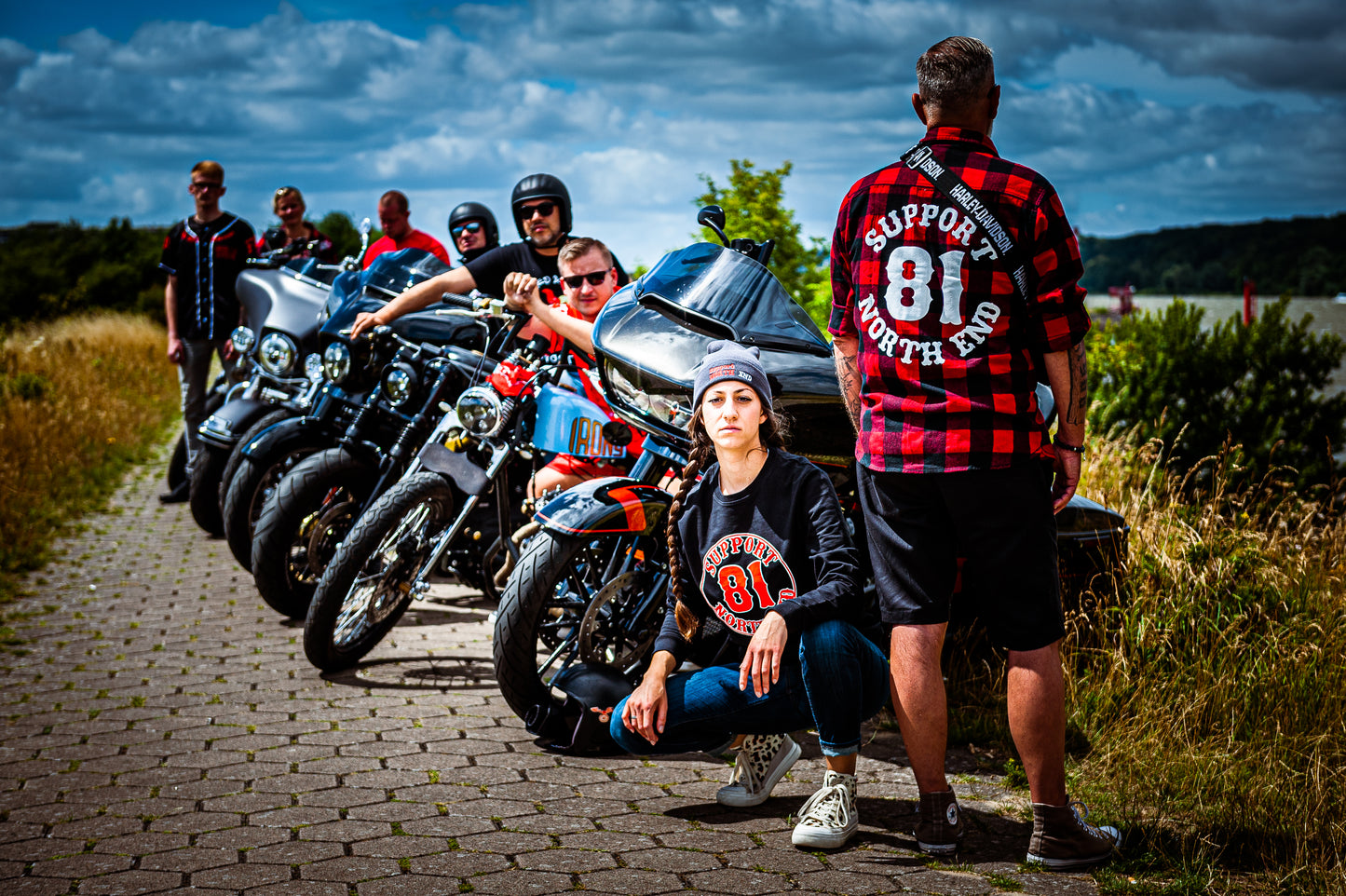 HOLZFÄLLERHEMD "SUPPORT 81 NORTH END" - UNISEX