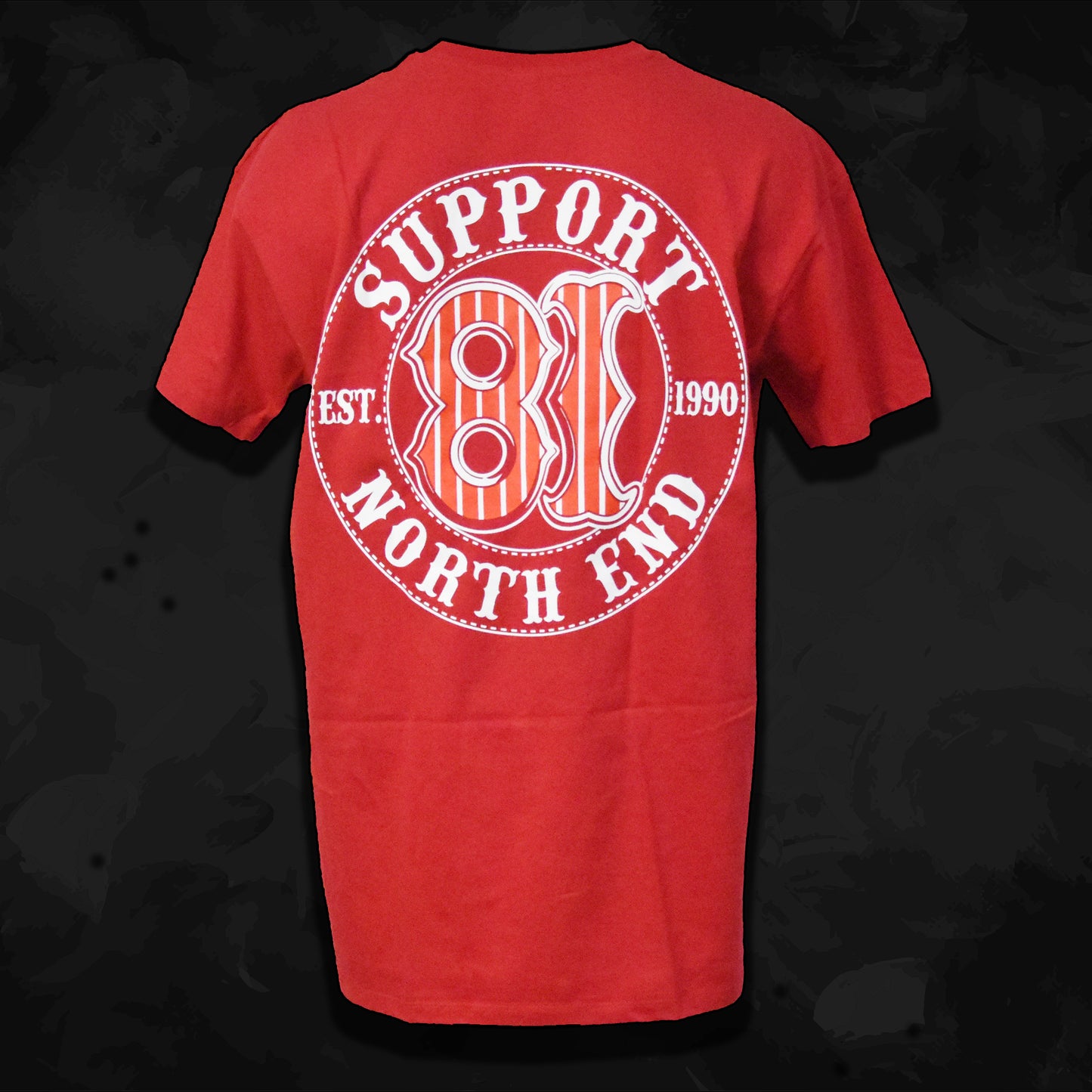T-SHIRT "SUPPORT 81 NORTH END EST. 1990" - UNISEX