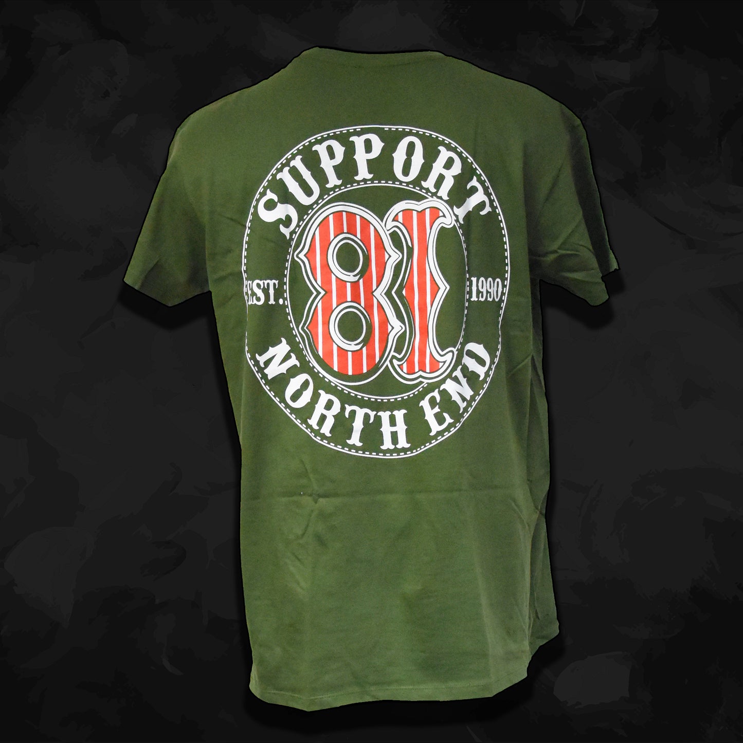 T-SHIRT "SUPPORT 81 NORTH END EST. 1990" - UNISEX