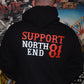 Hoodie LETTER 81 NORTH END