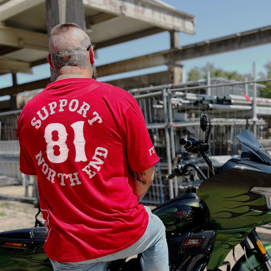 T-SHIRT "SYL Big Red Machine" - Official Hells Angels Support Shop
