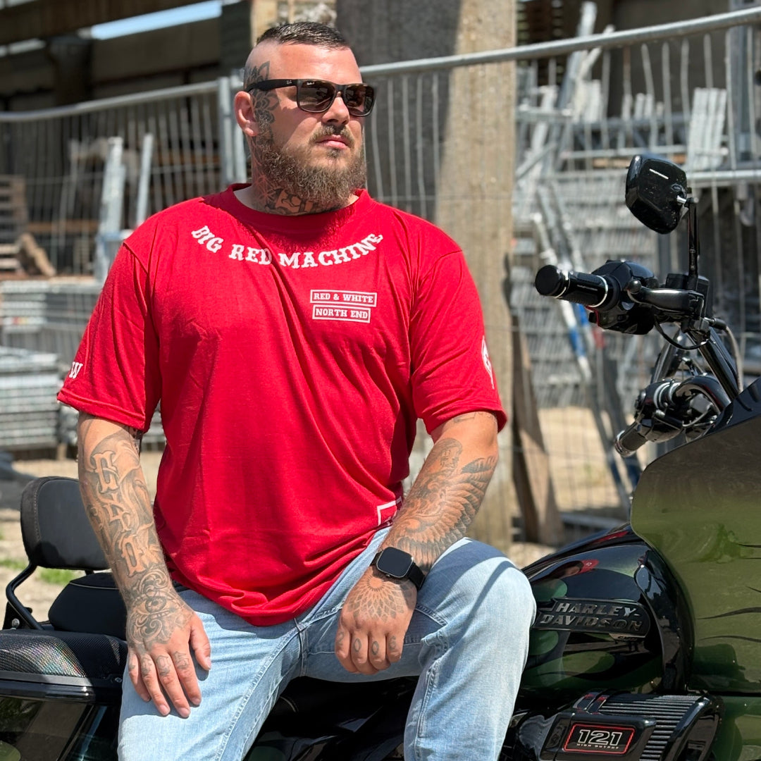 T-SHIRT "SYL Big Red Machine" - Official Hells Angels Support Shop