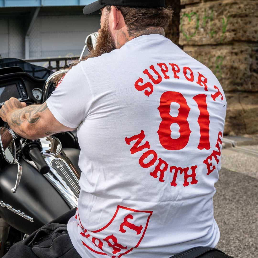T-SHIRT "SYL Big Red Machine" - Official Hells Angels Support Shop