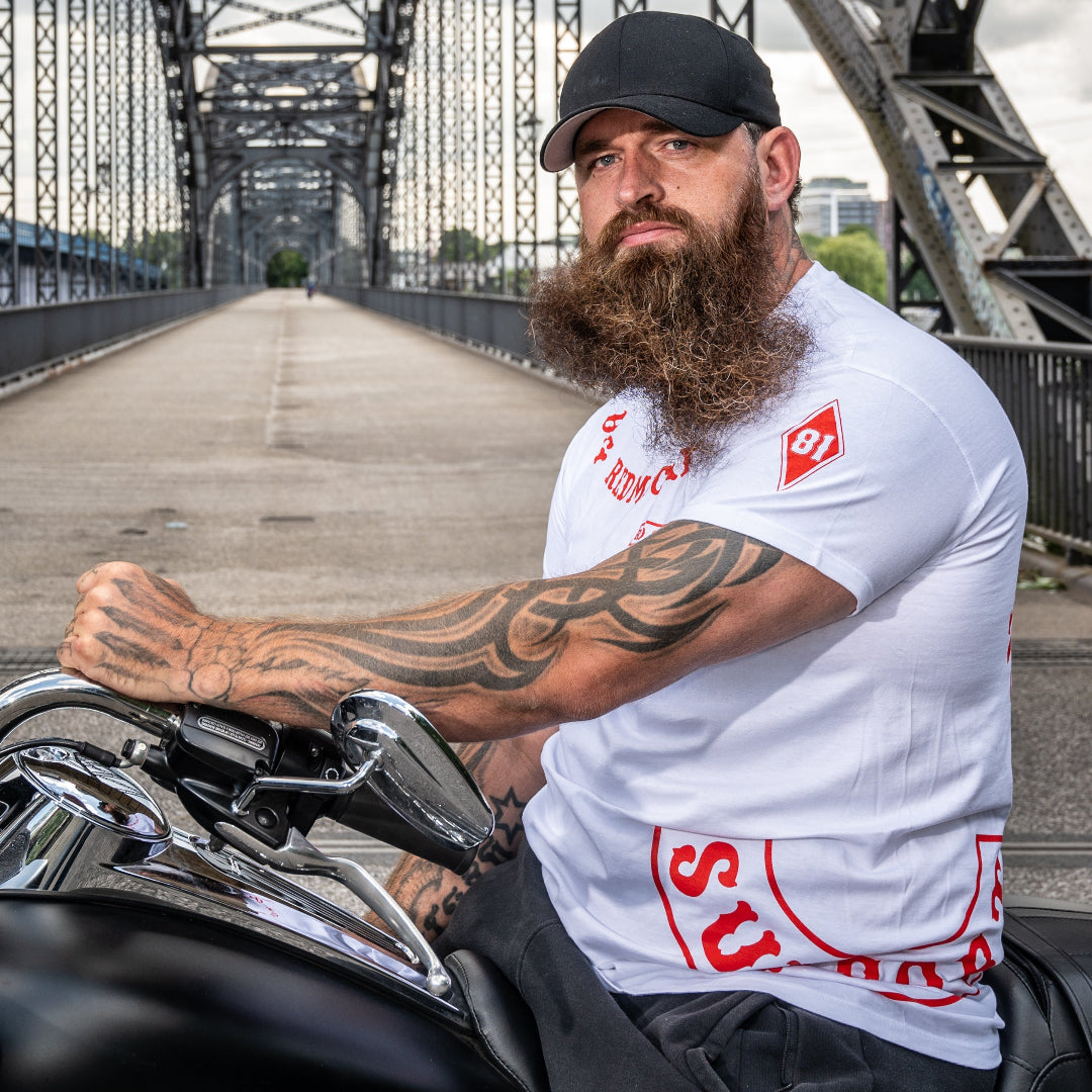 T-SHIRT "SYL Big Red Machine" - Official Hells Angels Support Shop