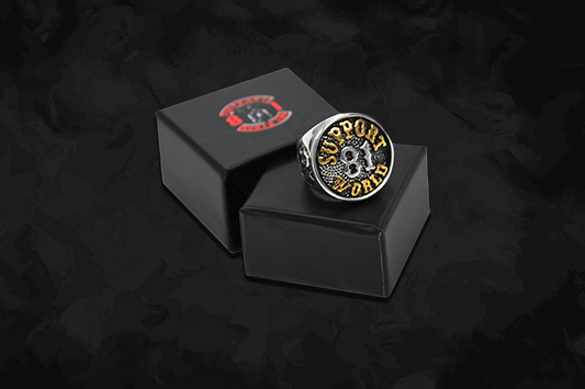 RING "SUPPORT 81 WORLD" - GOLD